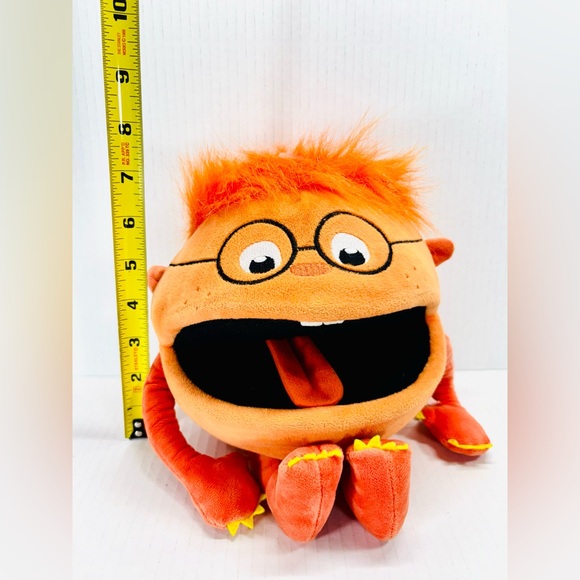 Orange Monsters Hand Storytelling Puppet Of The Puppet Company With Squeaker! - Picture 7 of 7